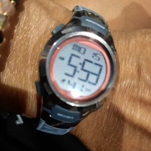 New Armitron Women's genuine sports watch grey peach 🍑